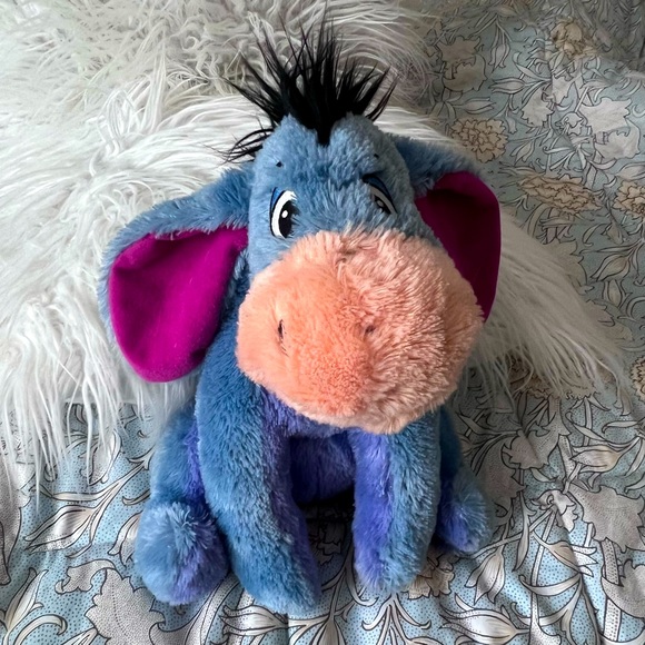 ❤️Disney Store Eeyore 15” Plush Detachable Tail-friend of Winnie the Pooh! - Picture 2 of 3
